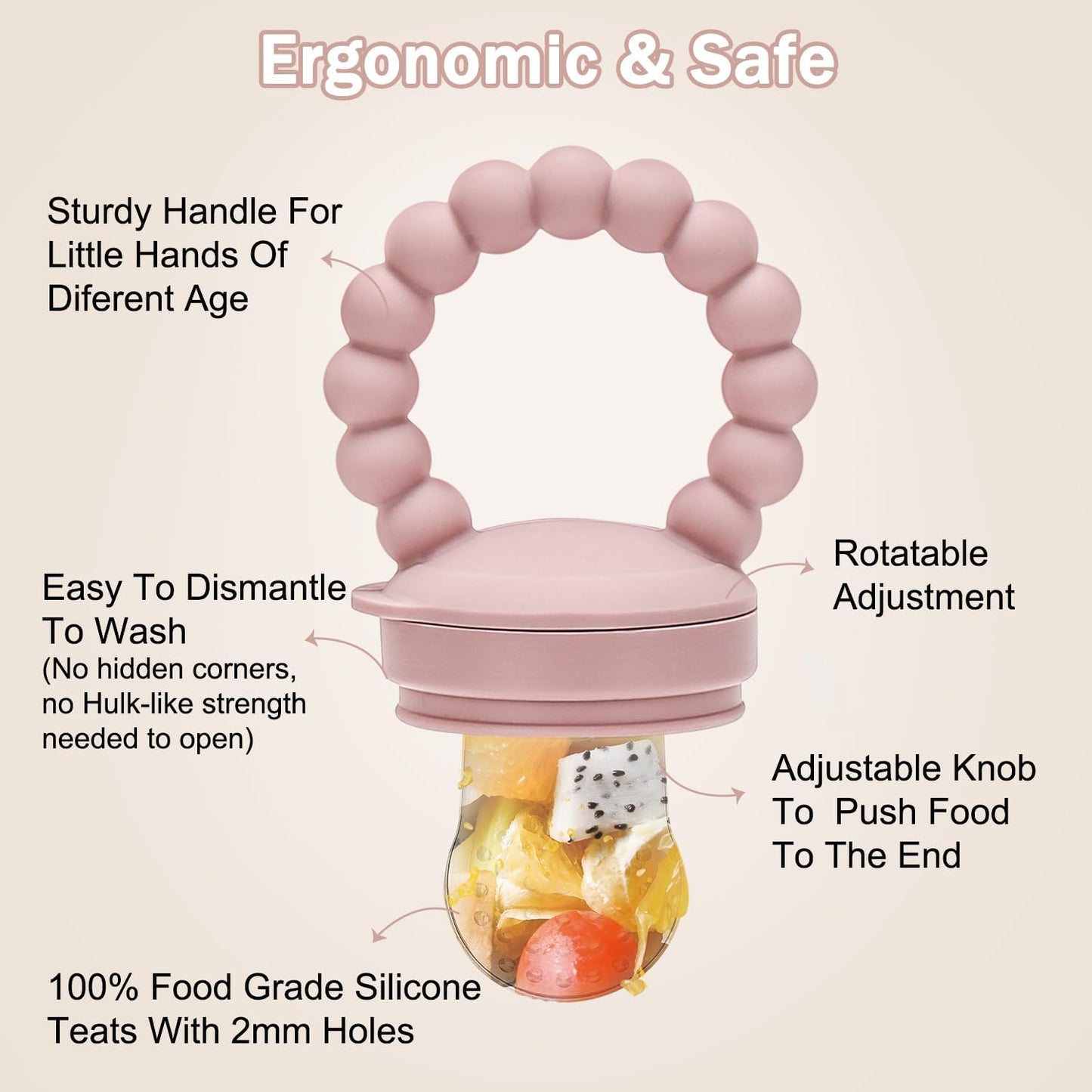 Baby Fruit Feeder Set