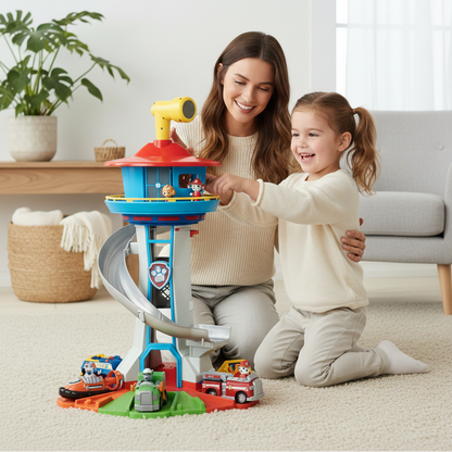 Kids Playset With Slide Tower
